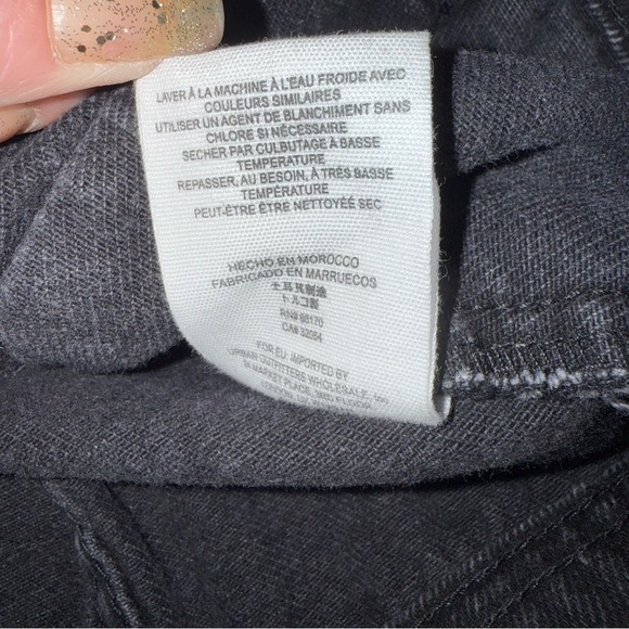 Free People Rumors Dark Denim Jean Jacket - Picture 10 of 10